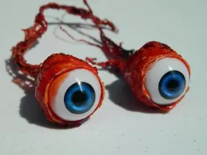 Halloween Horror Requisite realistische lebensgroße Paar herausgerissene Augäpfel - FE02 - Bild 1 von 1