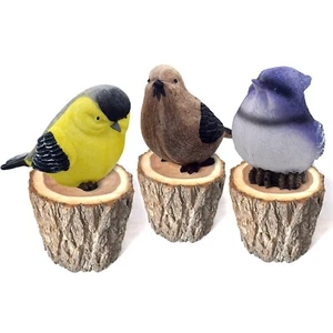 3 Pieces Garden Birds Statues,Lawn Decorated Bird Figurine,Indoor Home Decor ... - Picture 1 of 7