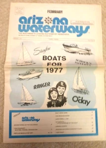 1977 Arizona Waterways periódico barcos pesca recreación - Imagen 1 de 3