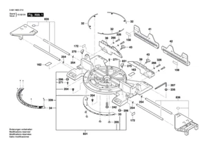 Neu Original Bosch 1609B04992 Gehrungszaun - Bild 1 von 6