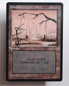 ►SUMPF (V.2) ►FOREIGN LIMITED 1994 DEUTSCH ►NM ►BASIC LAND ►MAGIC ►MTG SWAMP - Bild 1 von 2