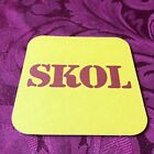 IND COOPES BREWERIES  - SKOL - LAGER - BEER MAT - TRAY 114