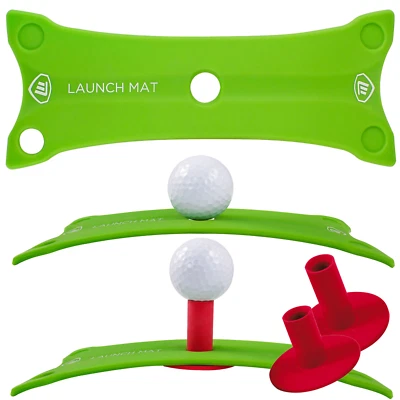 MASTERS LAUNCH MATTE / WINTER RULES GOLFMATTE + 2 X TEES / SCHÜTZT IHREN PLATZ