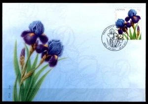 Blumen. Iris. FDC. Lettland 2013 - Bild 1 von 1