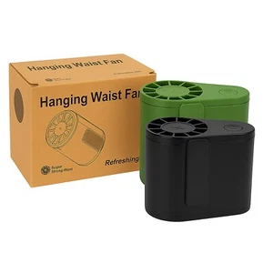 3000MAH Rechargeable USB TYEP C Portable Waist Clip on Fan Hanging Cooling Fan - Picture 1 of 15