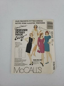 McCalls 5545 Favorite Fitted Dress Made-For-You Pattern Size 20 UNCUT - Picture 1 of 10