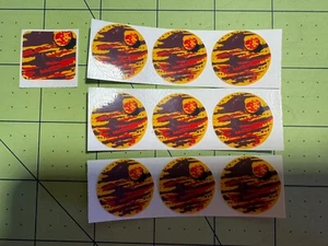 High Quality Williams Firepower II (2) Pinball Machine Target Stickers Full Set - Picture 1 of 6