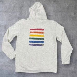 Human Rights Campaign Hoodie Herren 2XL Ptown Heather Gray Full Zip Pride LGBTQ+ - Bild 1 von 9
