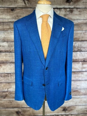 Blazer Ermenegildo Zegna Milano Easy Cashmere Seda Talla 41 (52 EUR) 42 NUEVO CON ETIQUETAS Foto 1 de 4