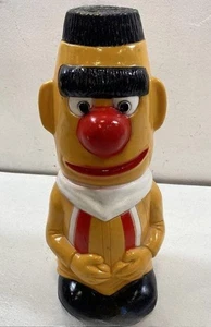 Vintage Sesame Street Bert Vinyl Coin Bank 1971 New York Product Corp 13" Ernie - Foto 1 di 7