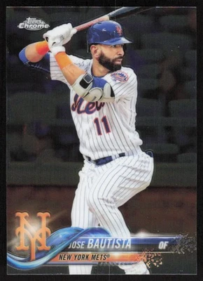2018 Topps Chrome Update Edition #HMT51 Jose Bautista   - FREE SHIPPING - Image 1 of 2