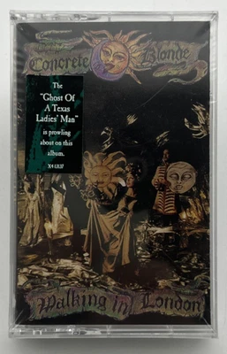 New / Sealed CONCRETE BLONDE "Walking In London" Cassette Tape 1992 IRS X4-13137 - Image 1 of 3