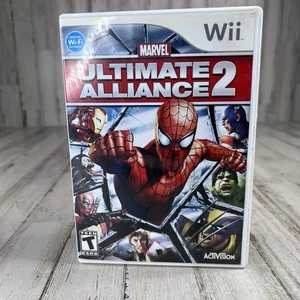 Marvel: Ultimate Alliance 2 (Nintendo Wii, 2009) With Manual Tested and Works - Picture 1 of 4