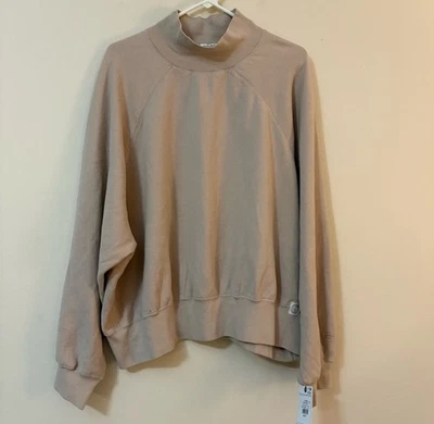 Champion Sudadera Mujer 2XL Beige Simulado Vintage Lavado Nuevo Con Etiquetas cl Foto 1 de 4