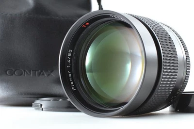 [Near MINT+++ in Case] Contax Carl Zeiss Planar T* 85mm F/1.4 MF Lens MMJ JAPAN - Image 1 of 4