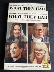 What They Had [DVD] Schutzhülle ~ Hilary Swank ~ Sehr Gut | B2G1FREE - Bild 1 von 3