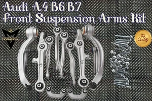 PASSEND FÜR AUDI A4 A6 2002-2009 RADAUFHÄNGUNG SPURLENKER VORNE 16MM KUGELGELENKE SATZ - Bild 1 von 16