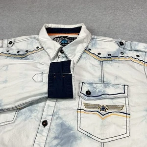 Austin Season Shirt Mens Extra Large Heavy 2 Pocket Epaulette Designer Luxury  - Picture 1 of 11