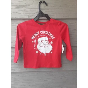 HOLIDAY TIME SANTA GRAFISCHES T-SHIRT FÜR KLEINKIND JUNGEN 2T neu mit Etikett [CHR9] - Bild 1 von 7