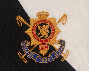 Ralph Lauren Polo Shirt Mens 2XL White Blackwatch 1996 Crest Big Pony Rugby - Picture 1 of 10