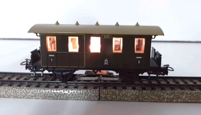 Märklin H0 4035 Personenwagen 1./2. Klasse, Licht, ohne OVP # 4903 - Bild 1 von 4
