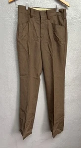 Town Craft Penn-Prest Penneys Boys Slacks Dress Pants Size 18 Brown Vtg Retro - Picture 1 of 12