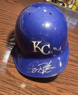 Kansas City Royals, Billy Butler, Signed Mini Helmet, JSA Authenticated  - Image 1 of 4
