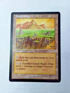 Magic The Gathering Rath's Edge Nemesis 142/143 Regular Raro - Un poco de desgaste de borde - dos lados - fotos - Imagen 1 de 5