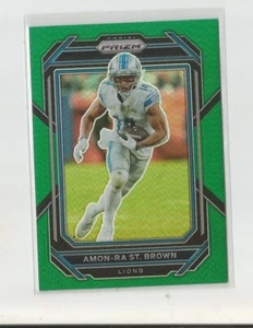 2022 Panini Prizm AMON-RA ST. BROWN Green Prizm - Picture 1 of 1