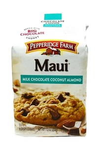 Pepperidge Farm Maui Crispy Milk Chocolate Coconut Almond Cookies 7.2oz - Picture 1 of 1
