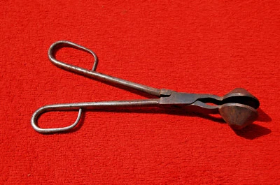 ACIENNE PINCE EN FER OUTILS ANCIEN DE COIFFEUR , pour faire les boucles - Photo 1/2