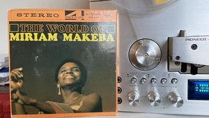 Miriam Makeba - The World Of - RCA Victor 7-1/2 IPS Reel Tape Music Tested Nm - Picture 1 of 5
