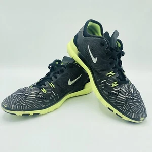 Nike Free 5.0 TR Fit 5 Training Shoes Black Woman's Sneakers Size 8 - Picture 1 of 10