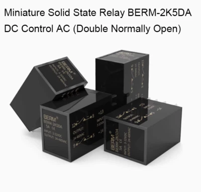 Miniature Solid State Relay BERM-2K5DA DC Control AC (Double Normally Open) - Image 1 of 4