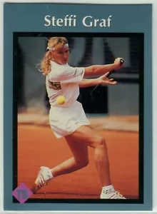 1991 Tuff Stuff Magazine Insert #7 Steffi Graf Women's Pro Tennis - Picture 1 of 2