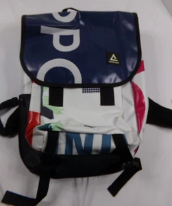 Rareform Brooklyn Recycled One-of-A-Kind Billboard Backpack-Blue/White/Red/Green - Picture 1 of 9