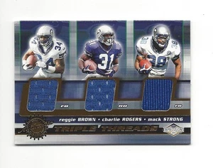 Camisetas Impressions Reggie Brown 2001 Charlie Rogers Mack Strong usadas en juegos #34 - Imagen 1 de 1