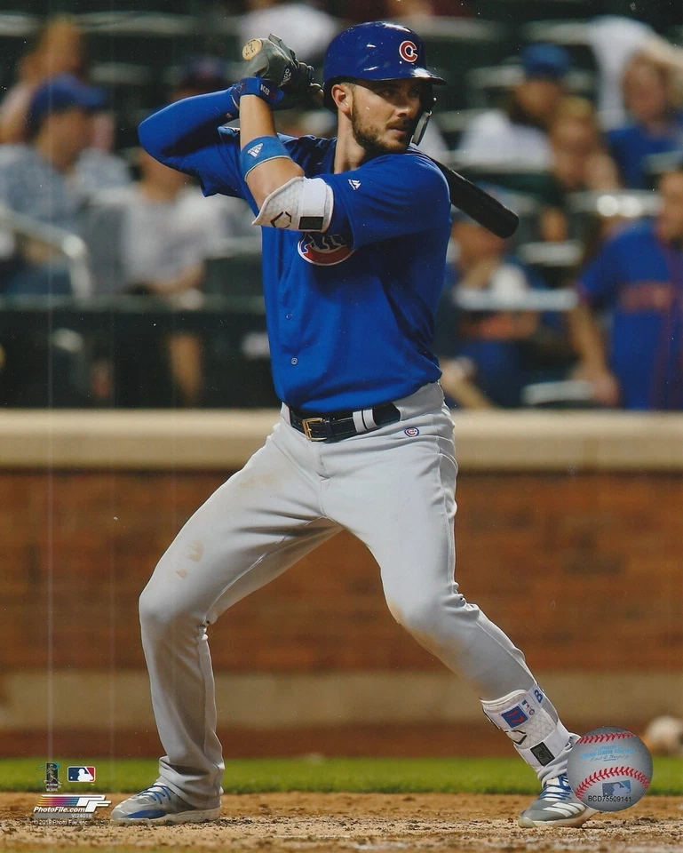 Foto de béisbol 8x10 con licencia de Kris Bryant-Cachorros de Chicago Foto 1 de 1