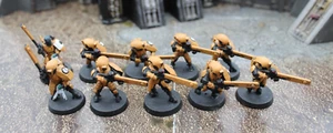 Equipo de ataque Tau Fire Warriors, pintado, ID#2102 - Imagen 1 de 9