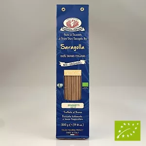 Bio Spaghetti Saragolla 500 g Nudeln Hartweizengrieß - Rustichella d'Abruzzo - Bild 1 von 1