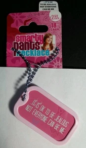 OK TO BE JEALOUS NOT EVERYBODY CAN BE ME SMARTY PANTS DOG TAG COLLANA 18" NUOVA - Foto 1 di 2