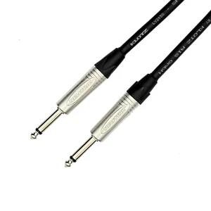 Amp Head to Speaker Cab Lead PA 2 Core 1.5mm² Cable Neutrik Jacks 1/4" Guitar 5m - Picture 1 of 1