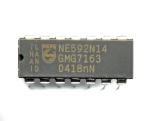 5pc DIP IC Video OP Amp Amplifiers NE592N14 * NE592N 90MHz Gain 300~500 Philips - Picture 1 of 1