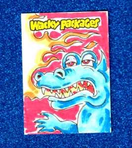 2024 Wacky Packages Halloween All New Series SKETCH by SCHERES - Imagen 1 de 2
