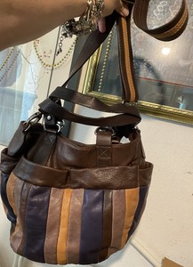 coloured leather bolsas