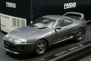 EBBRO 43840 1:43 SCALE 1993 TOYOTA SUPRA RZ JZA80 DIE CAST MODEL CAR GUN GREY - Picture 1 of 5