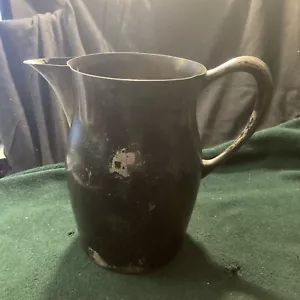 VINTAGE SHERIDAN SILVER PLATE WATER PITCHER Maker’s Mark Coat of Arms - Picture 1 of 8