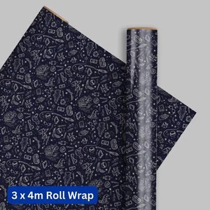 Wrapping Paper Harry Potter Magical Birthday Gift Wrap 3 x 4m Rolls - Picture 1 of 4