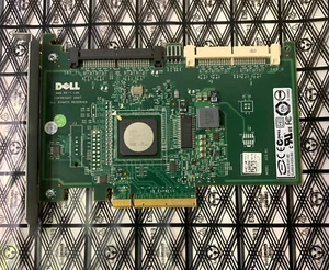 Dell P/N 0JW063 PWB JW065 Rev A00 PERC 6/iR SAS Adapter Card Model UCS-61 - Picture 1 of 4