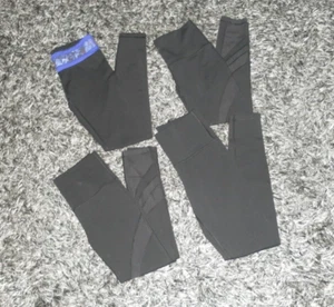 Ivivva Lot x 4 Leggings Black US Size 12 - Picture 1 of 6